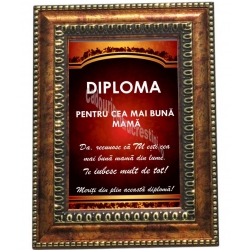 Diploma mare Pentru cea mai buna mama 